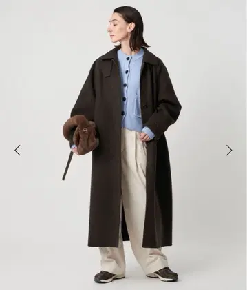 BEAUTY&YOUTH 리버 스텐칼라 롱 코트