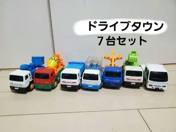 드라이브타운 7대 세트 미니카