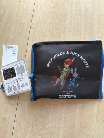 주토피아 닉 와일드 & 주디 홉스 에코백