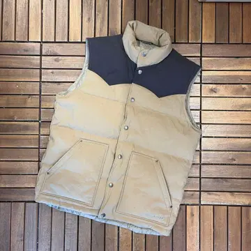 Eddie Bauer 에디 바우어 나일론 절개 다운 베스트