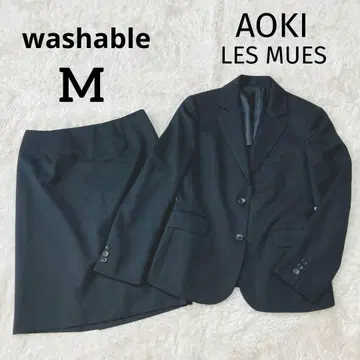 [ 새상품급 워셔블 ] 레미유 스커트 수트 셋업 블랙 M