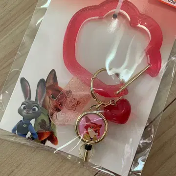 주토피아2 릴 달린 카라비너 닉 와일드