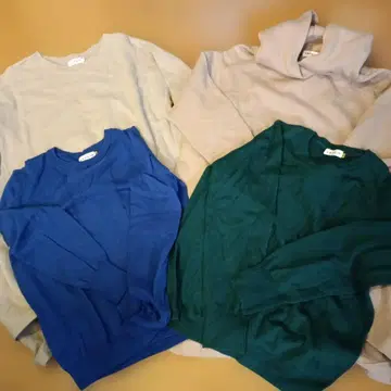 긴팔 니트 스웨터 트레이닝복 4종 세트