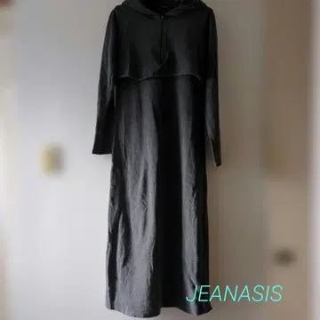 JEANASIS 원피스 데미지 가공 블랙