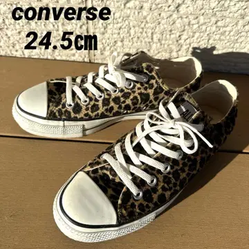 레오파드 무늬 컨버스 24.5 converse 레오파드