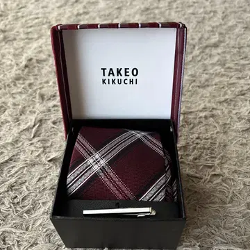 TAKEO KIKUCHI BOX 넥타이 넥타이핀 세트