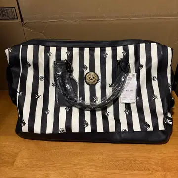 택 포함 미사용품 M U스포츠 보스턴 백 열쇠 포함