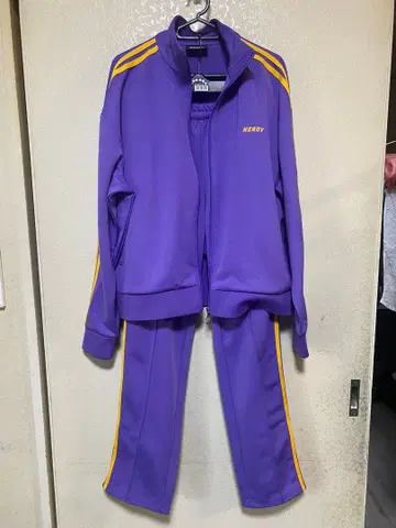 NERDY 보라색 저지 셋업