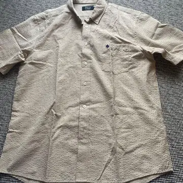 Polo 베이지 반팔 셔츠 M