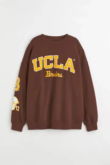 오버 사이즈 프린트 스웻셔츠