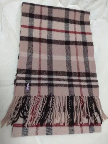 새상품급 이스트 보이 머플러 (핑크 브라운)