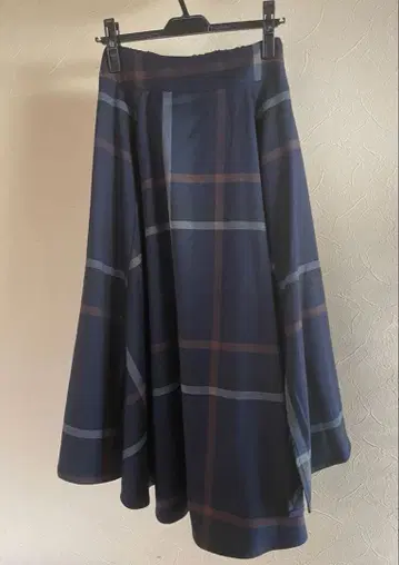 FENNEL 페넬 체크 이레헴 롱 스커트