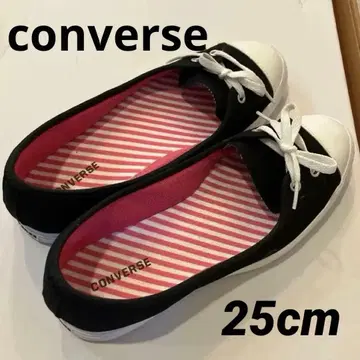 [새상품급] CONVERSE 블랙 로우컷 스니커즈 25cm