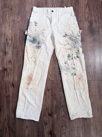 00s~ Dickies 화이트 페인터 팬츠 분위기계