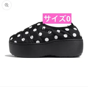 SUBU VAMP 플랫폼 도트 통굽 샌들 0