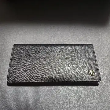 가격 인하했습니다. 블랙 가죽 장지갑 6 포켓