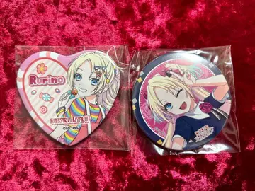 오사와 루리노 캔뱃지 2개 세트
