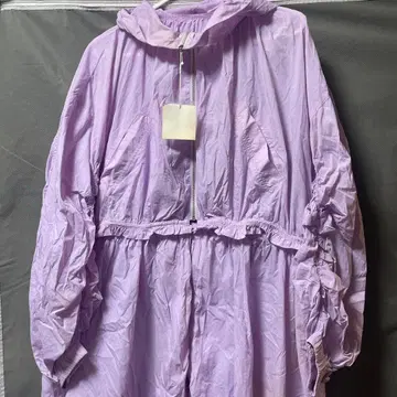 fork.sy. 후드 부착 택 포함 라벤더 자켓