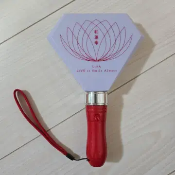 LISA 응원봉 홍련 LiVEisSmileAlways
