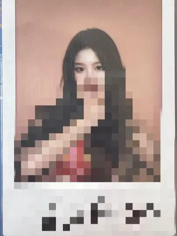 NMIXX 설윤 친필 사인 폴라로이드