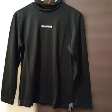브리핑 골프 여성용 울 터틀 하이넥 L 블랙