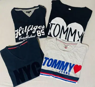 TOMMY HILEIGER T셔츠 세트 네이비 블랙 그레이 반팔