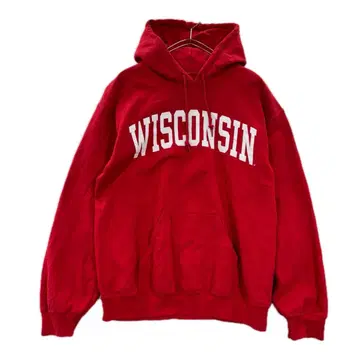 WISCONSIN 칼리지 로고 속기모 후드티 Fanatics 후드티 L