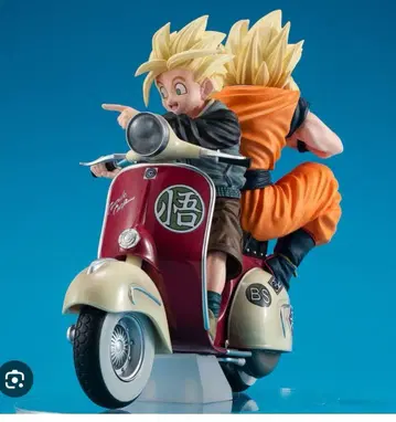 데스크탑 리얼 마코이 EX 손오공 & 손오반 & 바이크