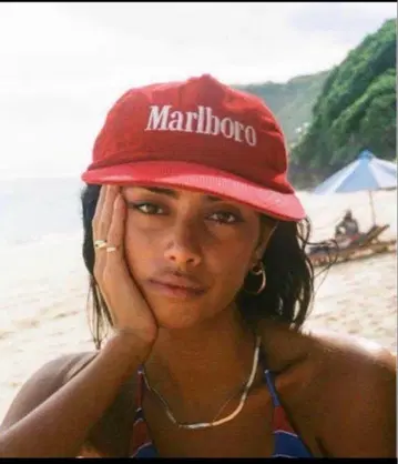 marlboro 90s 코듀로이 캡 빨간색