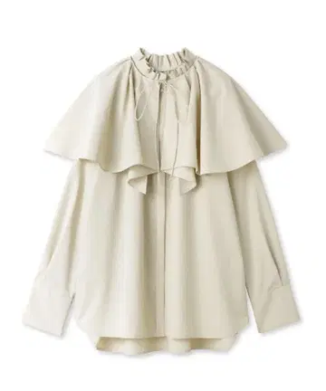 emmi [ emmi atelier ] 하이넥 멀티 컬러 블라우스 미사용