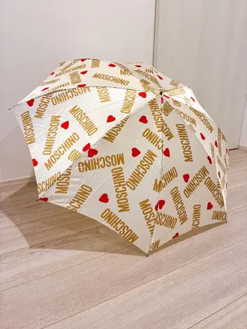 모스키노 하트 무늬 접이식 우산
