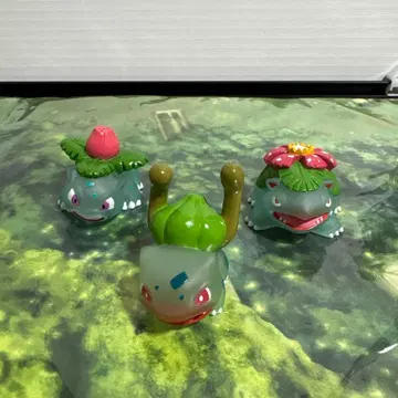 포켓몬 손가락 인형 클리어 이상해씨 이상해풀 이상해꽃 3체 세트