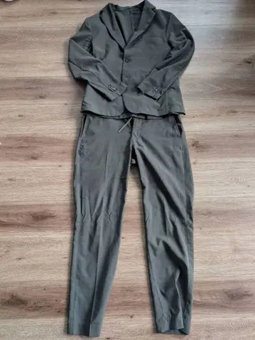 417 캐주얼 수트 올리브 그린