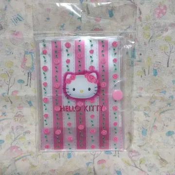미사용 헤이세이 레트로 Hello Kitty 보험증 케이스 로즈키티