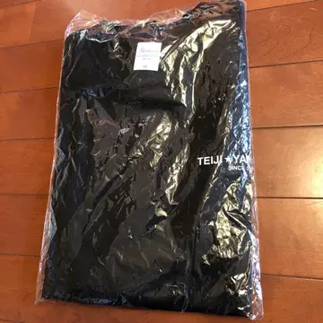 미사용 새상품 야마자키 테이지 T셔츠 XL 블랙