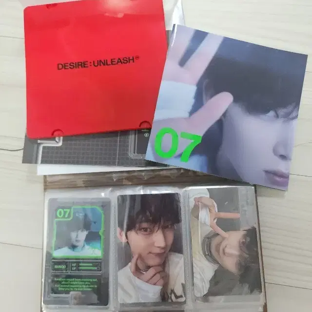 엔하이픈 선우 unleash desire 엔진 버전 앨범 포카 포함