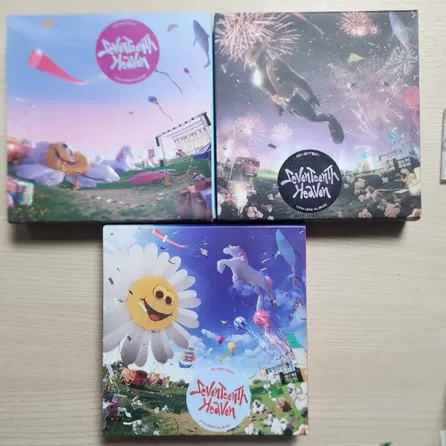 세븐틴 헤븐 앨범 3개 풀구성 세트 일괄 판매 랜덤 개봉앨범