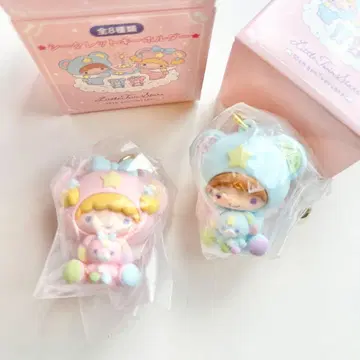 2종 시크릿 키링 리틀트윈스타 별하늘의 엔젤 디자인