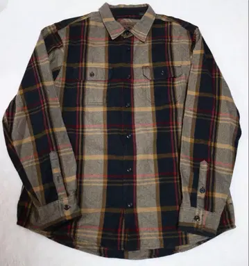 ORVIS 00's Check Heavy Flannel Shirt XL