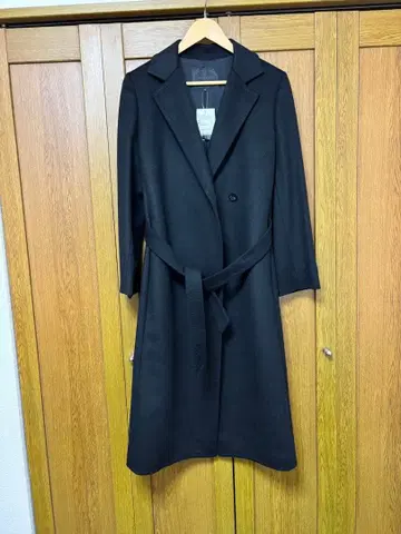 언타이틀 캐시미어 코트 블랙