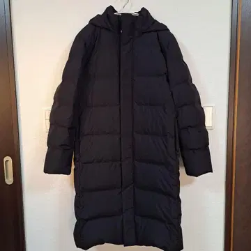 UNIQLO 심리스 롱 다운 코트 다운 자켓 S