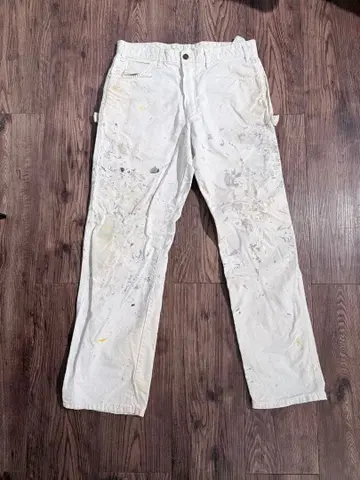 00s Dickies 화이트 페인터 팬츠 분위기