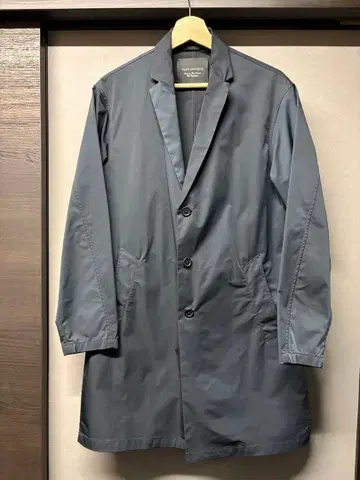 그레이 스텐카라 코트 나일론