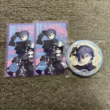 니지산지 코야나기 로우 Dytica 산리오 캔뱃지 폴라로이드 쿠로미