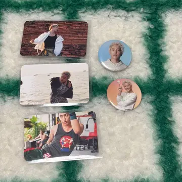 미야마 료키 트레이딩 카드 캔뱃지 세트