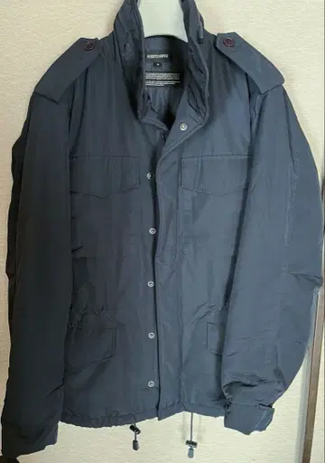 고품질 아스펜지 ASPESI 충전솜 M-65 자켓 네이비