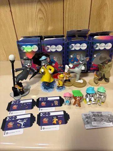 톰과 제리 피규어 세트 사우나 52TOYS