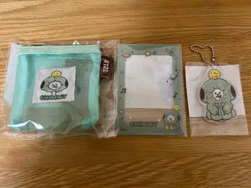 BT21 CHIMMY 치미 파우치 경질 카드 케이스 아크릴 키체인