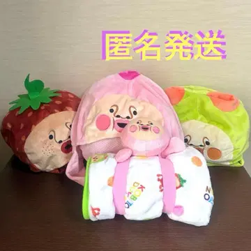 코비토즈칸 봉제 인형 포함 담요 코비토즈칸 변신 모자 컴프 세트