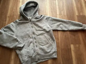 새상품급 [ 예티나 Yetina ] 풀 지퍼 후디 그레이 후드티 L